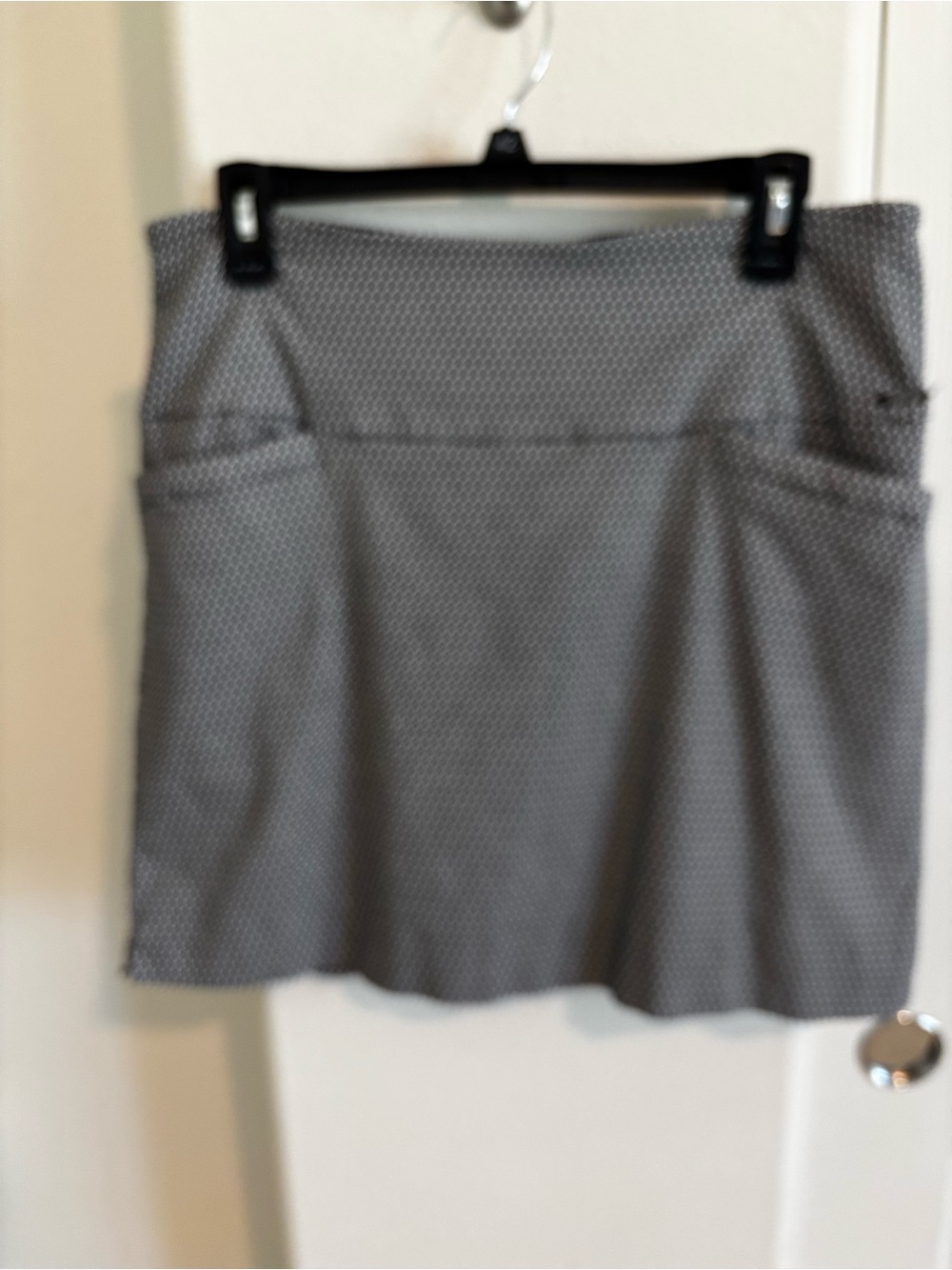 Women’s Grey Patterned A-Line Skort